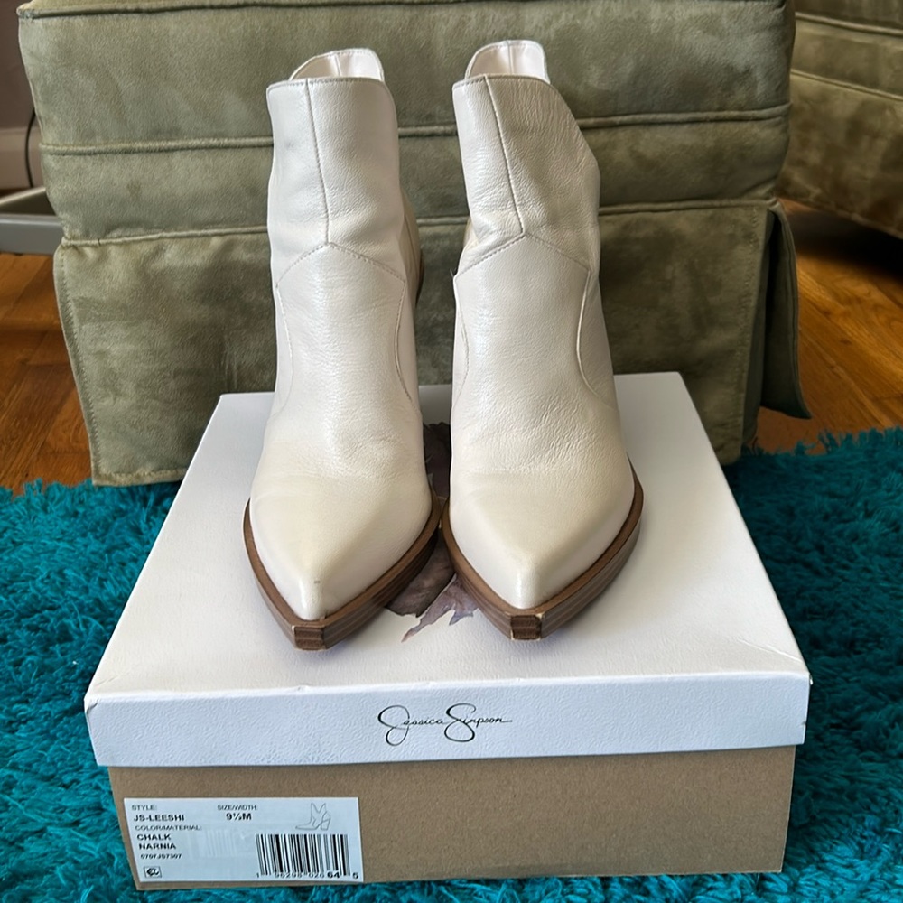 Jessica Simpson cream booties